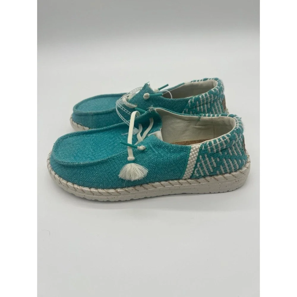 Hey Dude Wendy Funk Coastal Jute Slip On Size 6